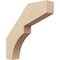 Ekena Millwork 3-inch W x 16-inch D x 16-inch H Monterey Rough Cedar Woodgrain TimberThane Knee Brace, Primed BRCUR03X16X16MONRCPR - alternate 1